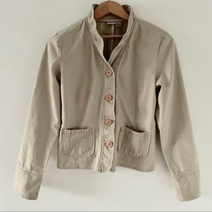 Rubbish Nordstrom Cotton Light Grey Jacket